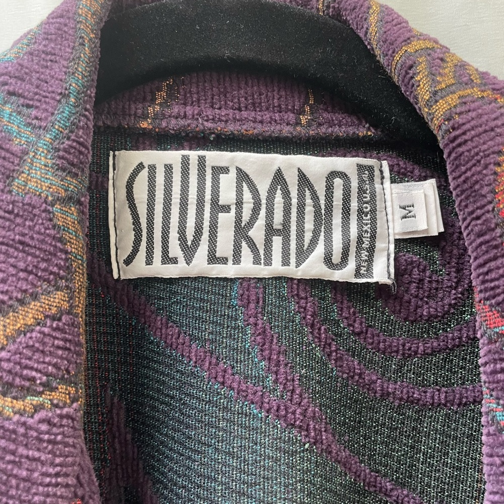 VINTAGE Silverado Crop Jacket /Brass Button /USA Made - Picture 5 of 6
